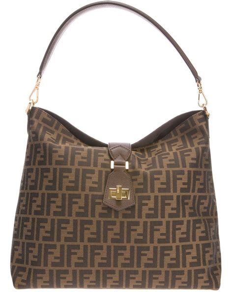 fendi logo plaque mini hobo bag|Fendi Hobo bags and purses for Women .